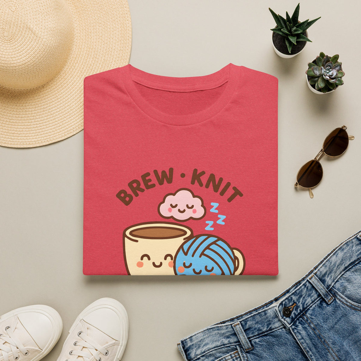 Brew Knit Sleep Repeat T-Shirt
