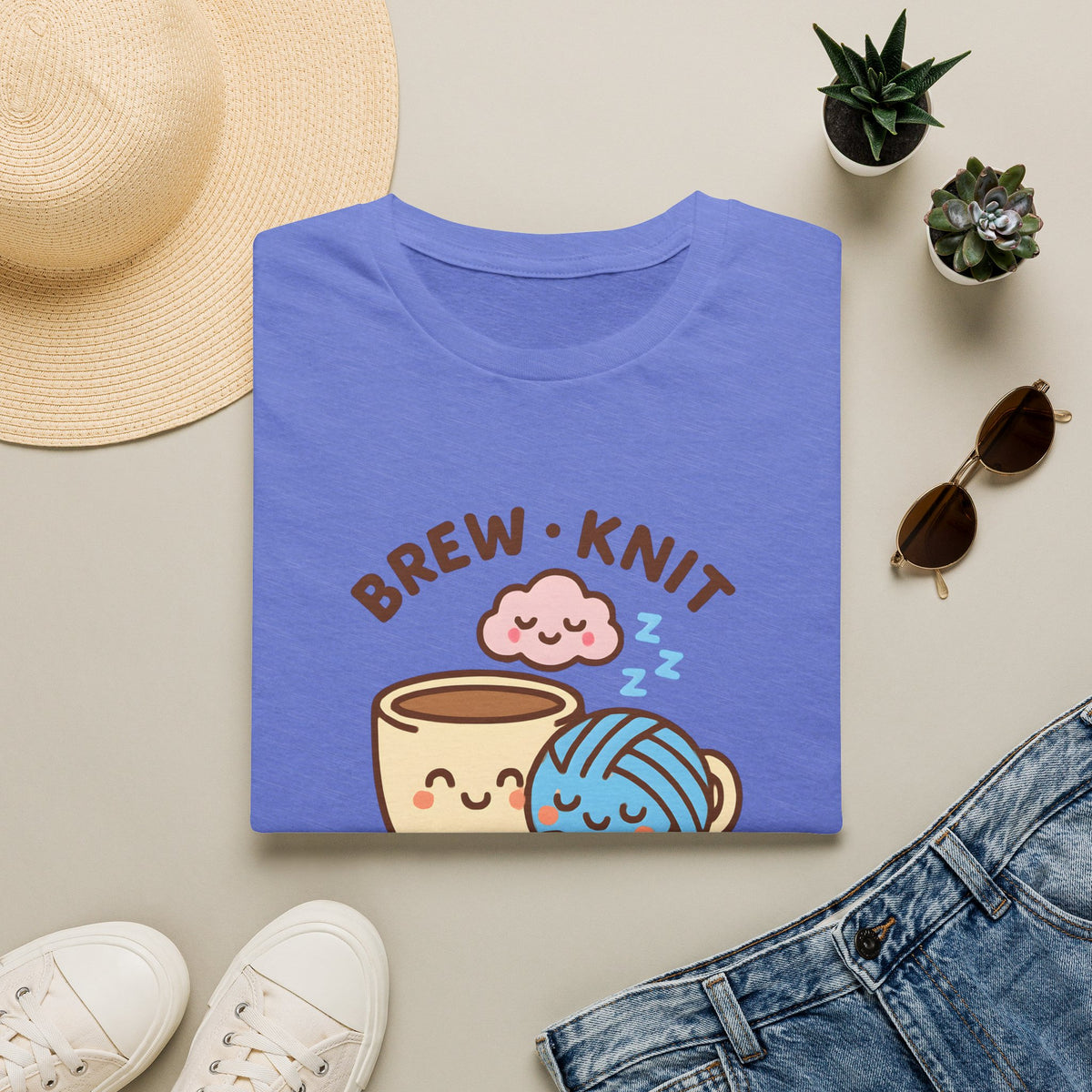 Brew Knit Sleep Repeat T-Shirt