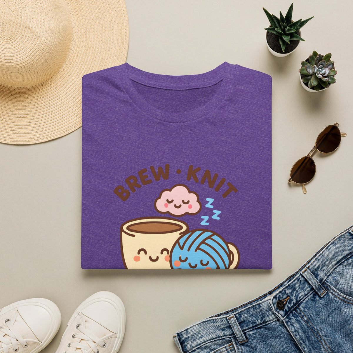 Brew Knit Sleep Repeat T-Shirt