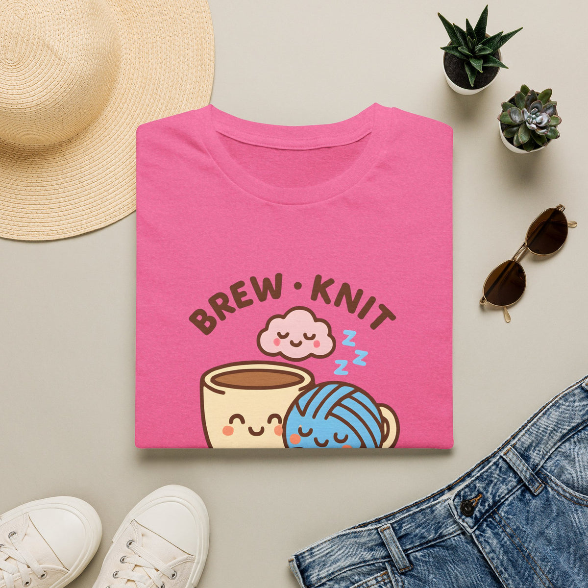 Brew Knit Sleep Repeat T-Shirt