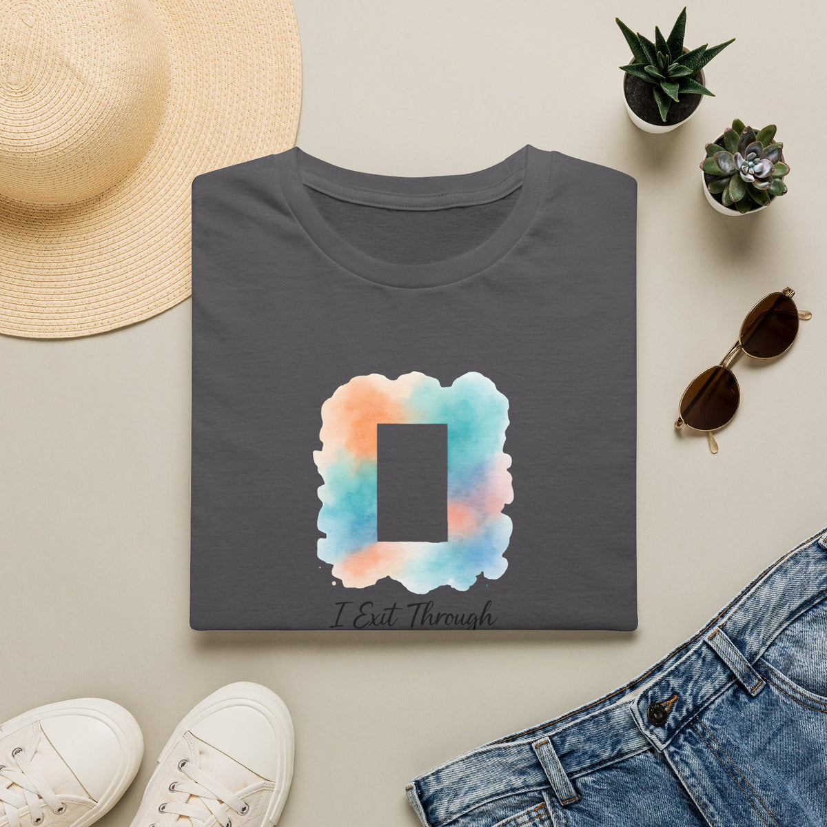 Watercolor Photo Frame T-Shirt