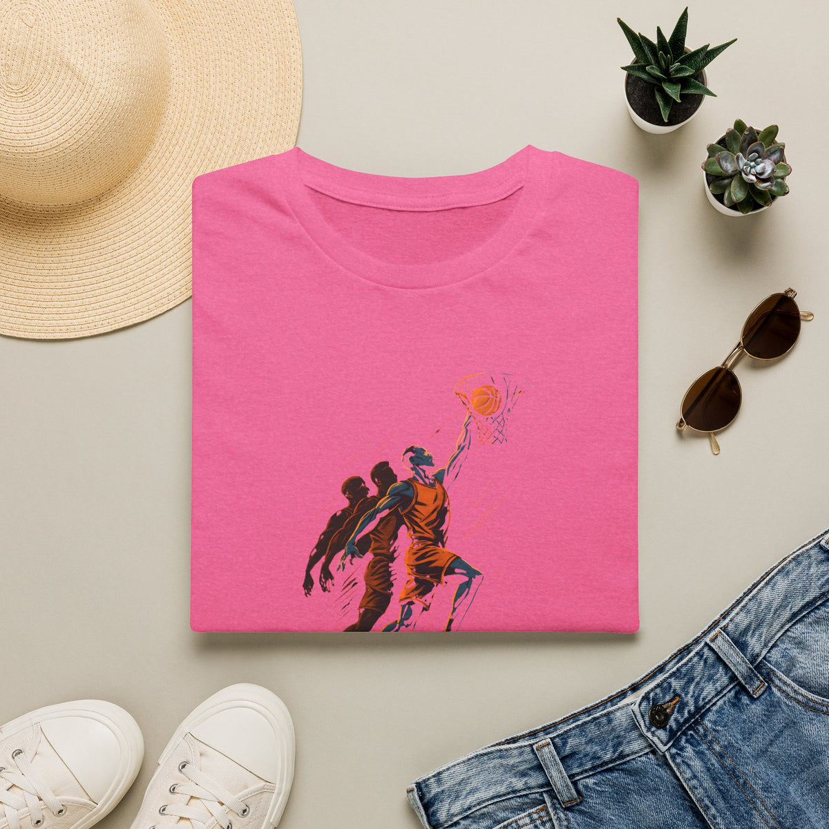 Basketball Dunk Scene T-Shirt