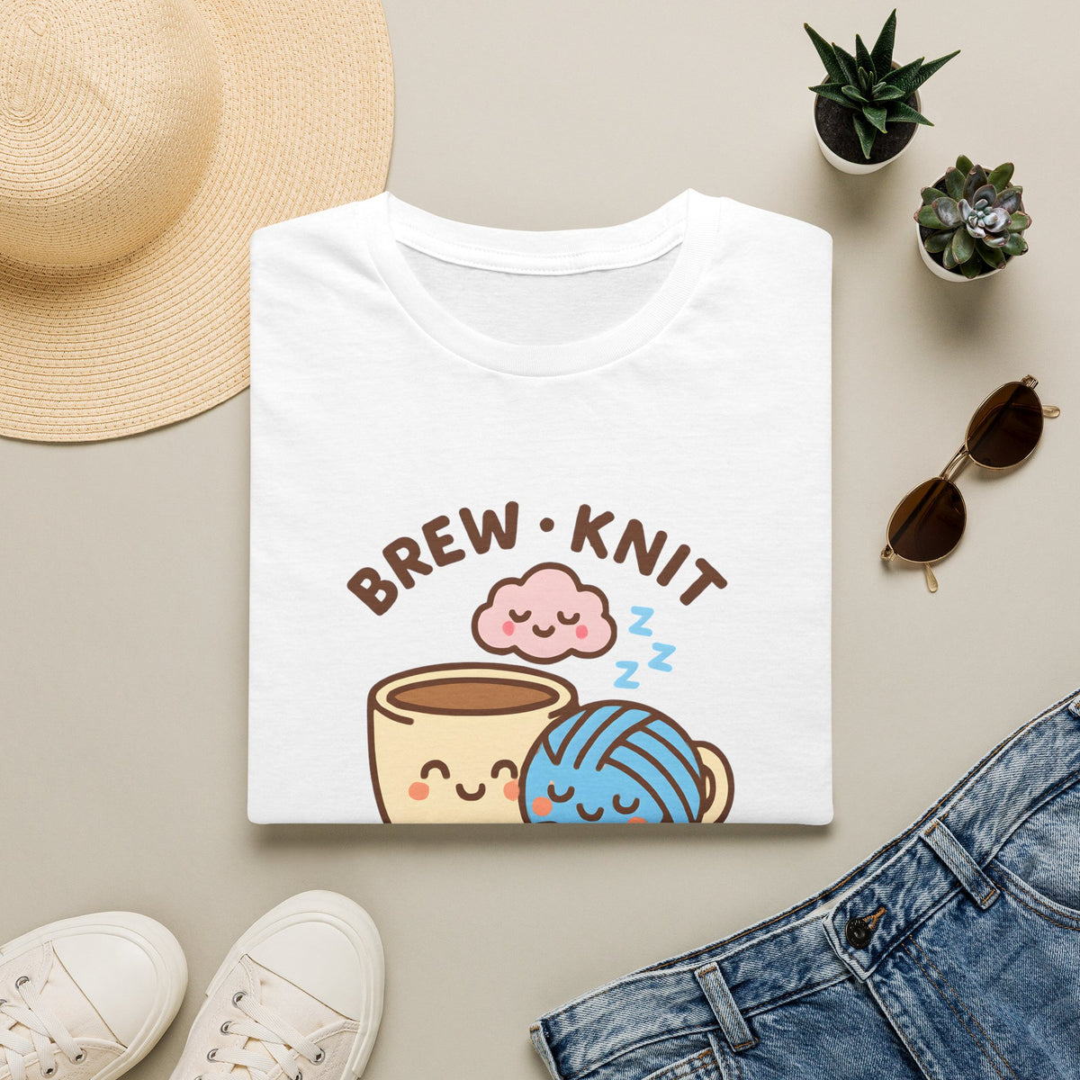 Brew Knit Sleep Repeat T-Shirt