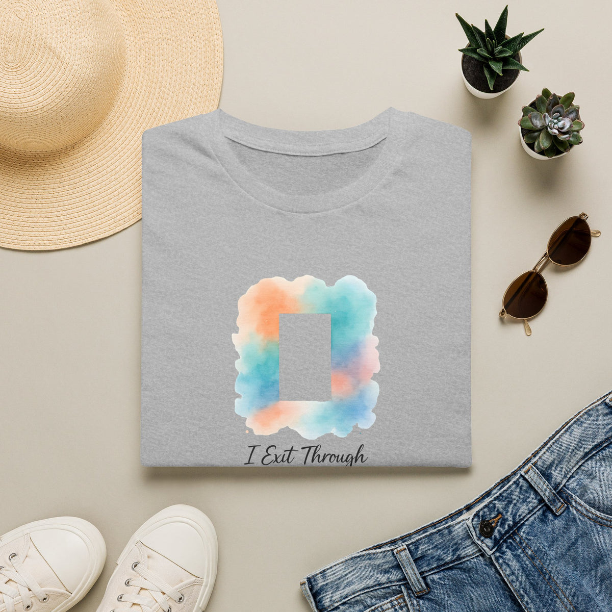 Watercolor Photo Frame T-Shirt